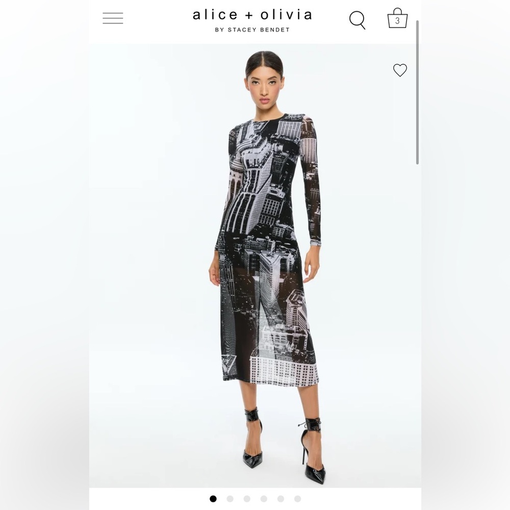 Alice + Olivia Delora dress NWT